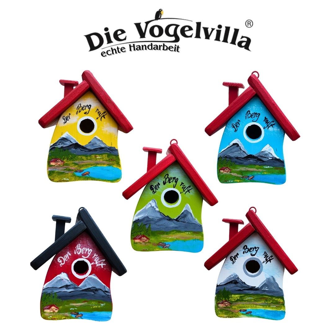 5er Set Nistkasten Niststube "Der Berg ruft"