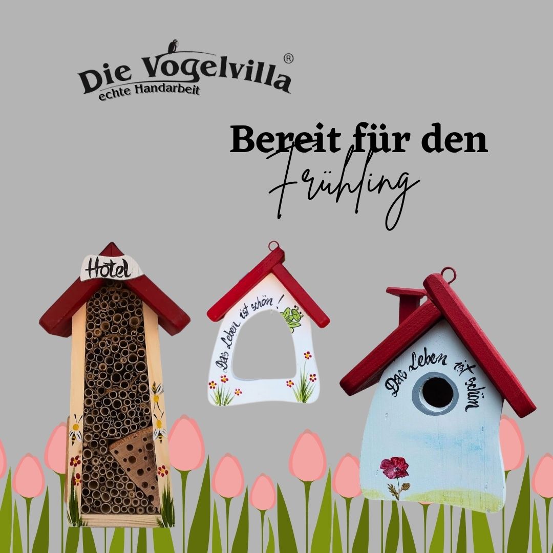 3er Starterset - Vogelvilla "Das Leben ist schön"