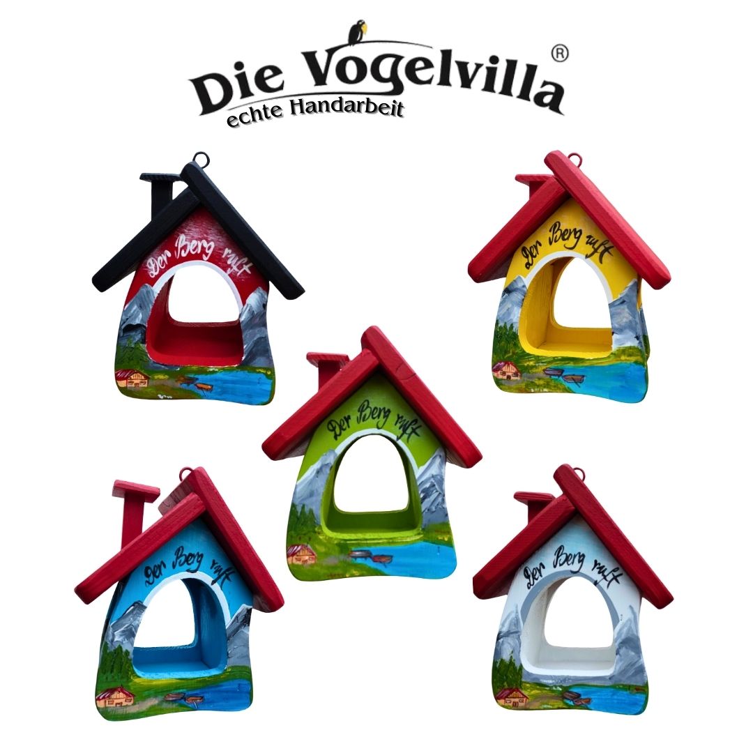 5er Set Futterhaus - Futterstube "Der Berg ruft"