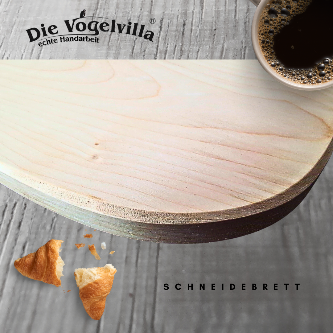 6er Pack Schneid- und Frühstücksbrettchen aus Ahorn und Eiche – natürliche Begleiter für jeden Tag