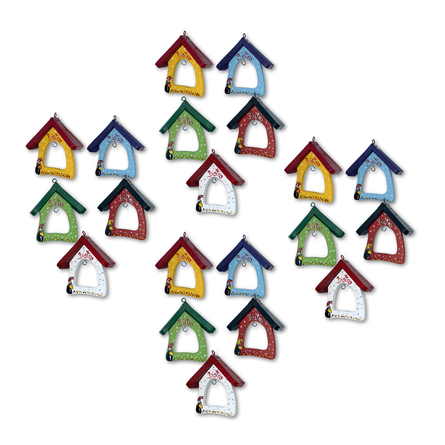 SET Futterschaukel Bistro mini "Winterrabe" 20 Stk.