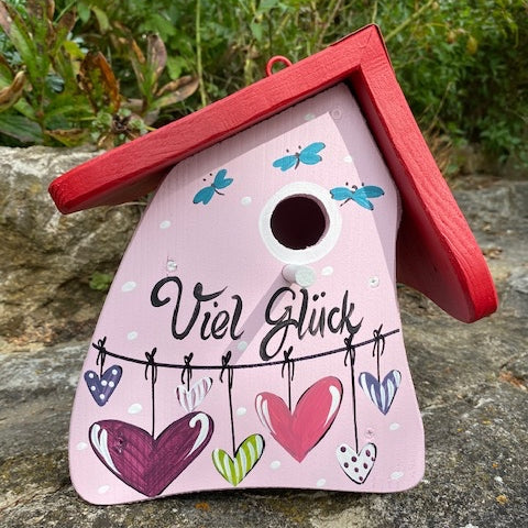 SET Nistkasten - Nistmini „Viel Glück" 5 Stk.