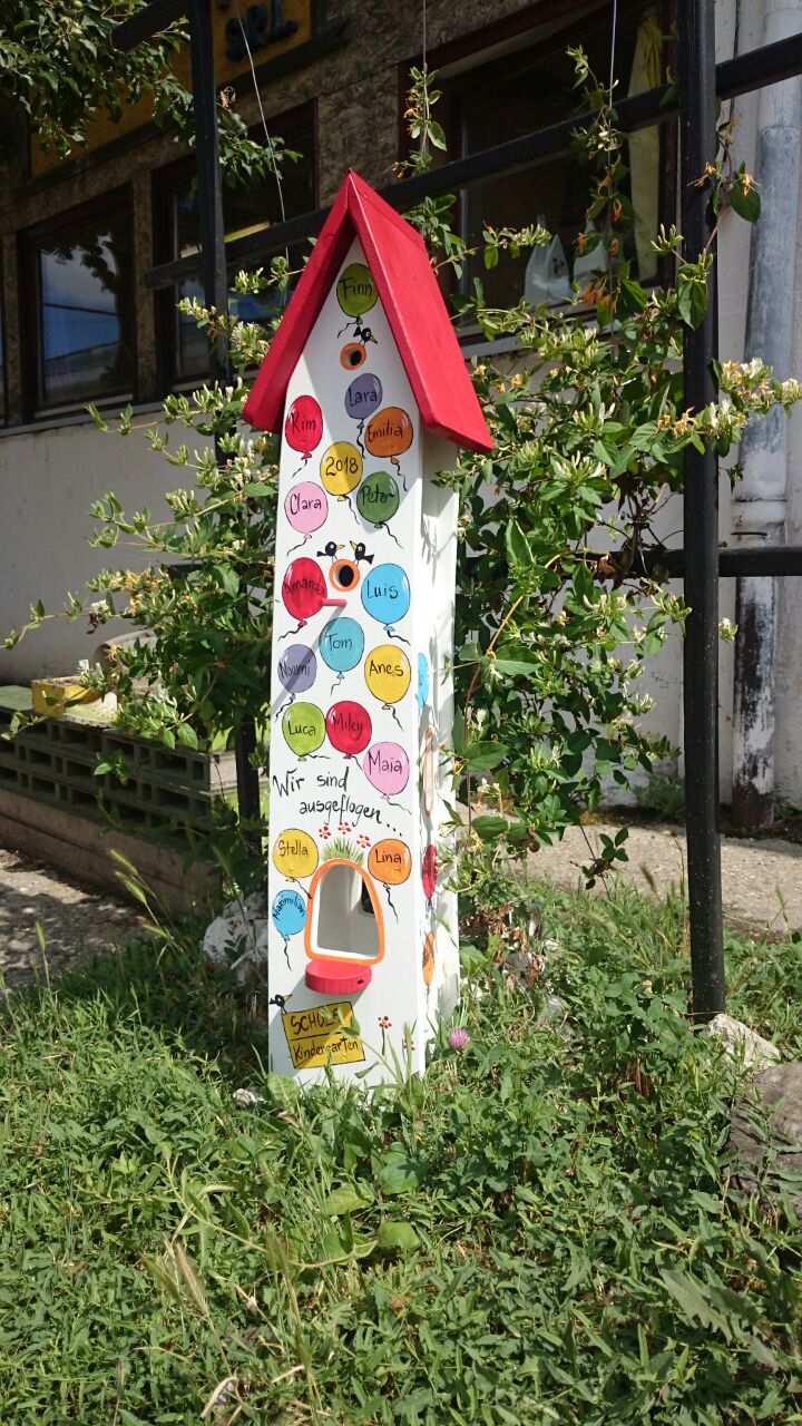 Villa Groß "Luftballon" weiss - personalisiert