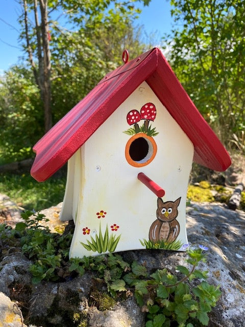 SET Nistkasten „Waldhütte Tiere des Waldes II" hängend 5 Stk.