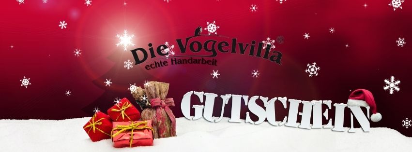 🎁 Noch kein Geschenk? Mit einem Vogelvilla-Gutschein liegen Sie immer richtig!