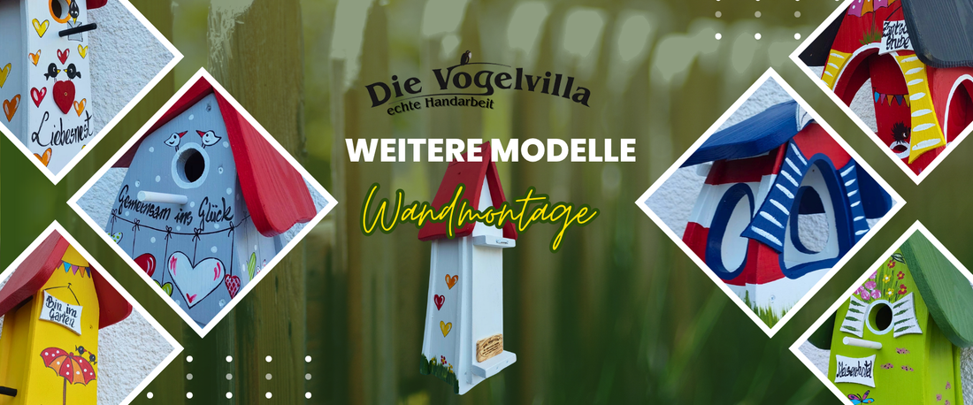 Frischer Wind an der Hauswand: Unsere beliebtesten Vogelvillen jetzt neu für die Wandmontage!