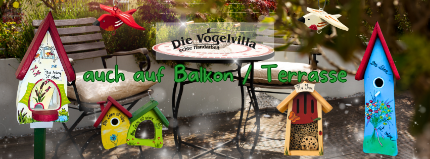 Lassen Sie Ihren Balkon erstrahlen – 10 % Rabatt auf alles für Vogelfreunde!