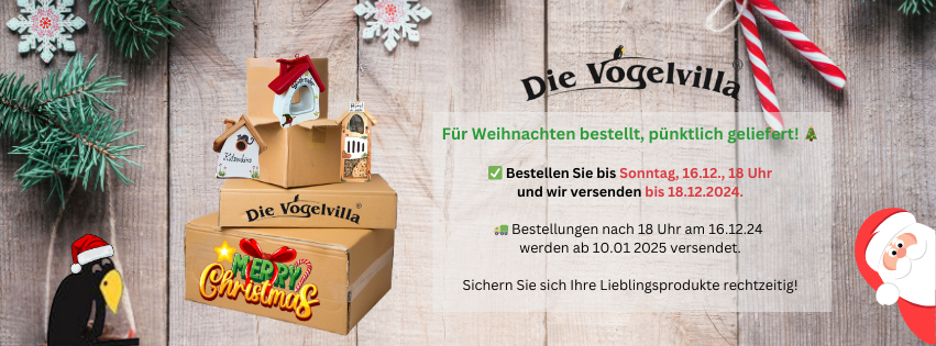 Bestellen Sie rechtzeitig – unser Versandplan für die Feiertage! 🎄