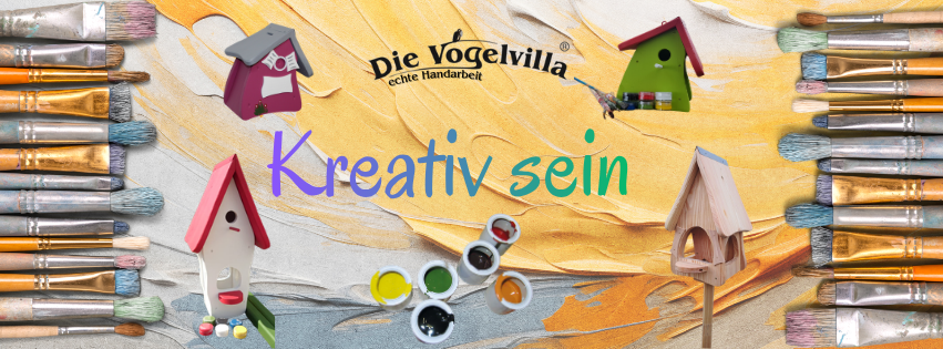 Kreativprodukte von der Vogelvilla – Gemeinsam bemalen und gestalten