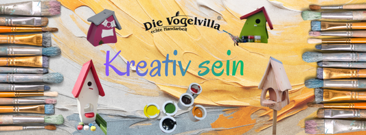 Kreativprodukte von der Vogelvilla – Gemeinsam bemalen und gestalten