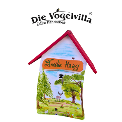 Postvilla mittel "Tiere des Waldes" - personalisierbar