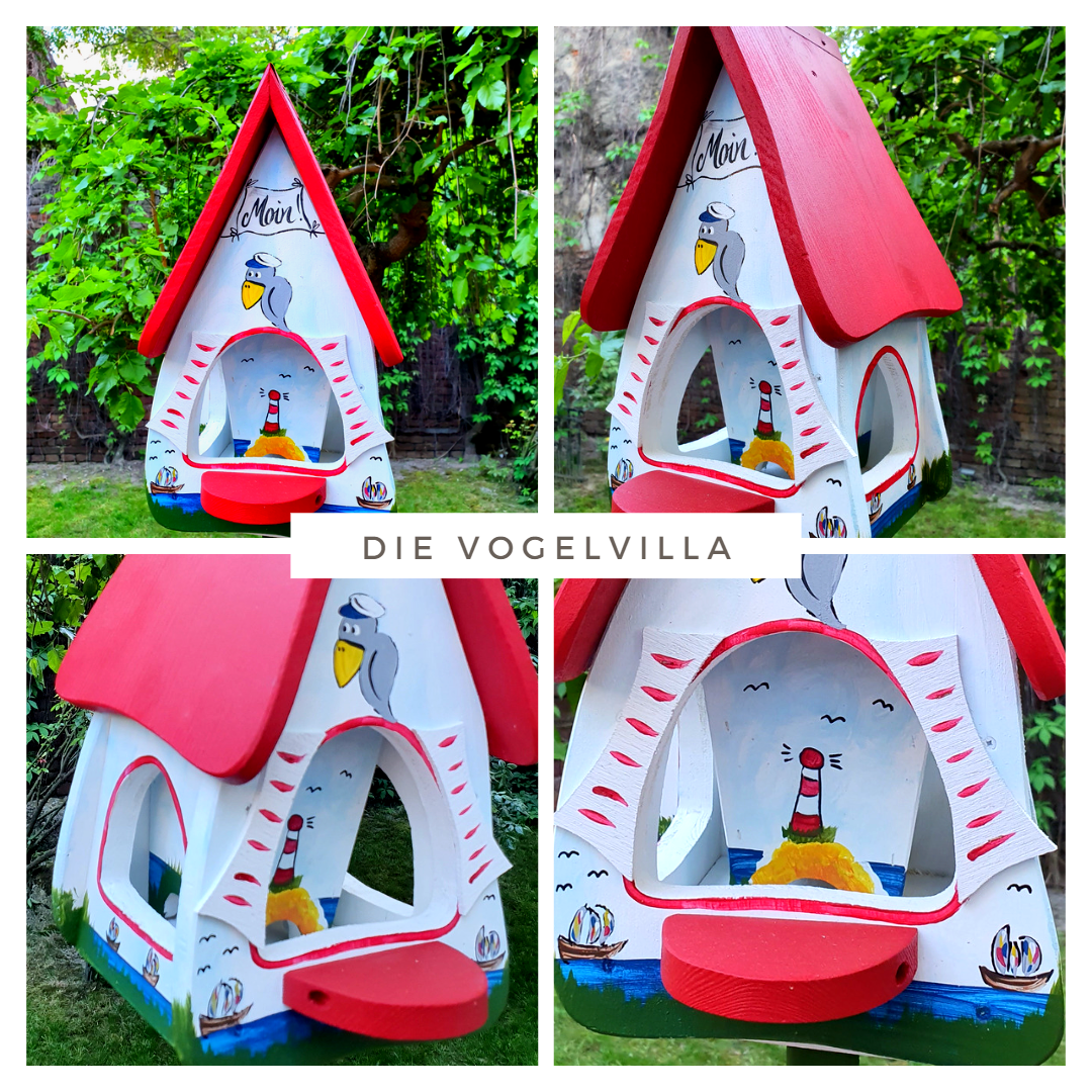 Futterhaus mit Silo - Futtervilla klein "Moin"
