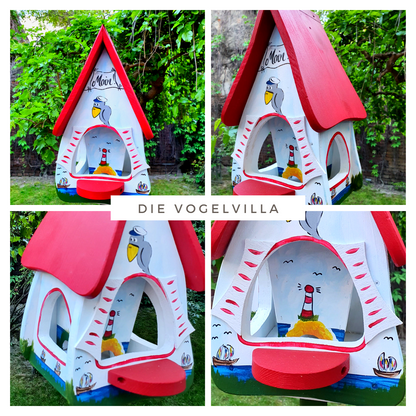 Futterhaus mit Silo - Futtervilla klein "Moin"