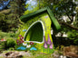 Futterhaus - Gartenzauber kiwigrün - personalisiert