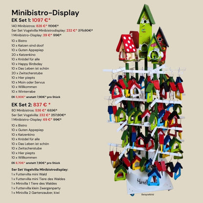 Set 1 - Minibistro Display / Variante mit Servus