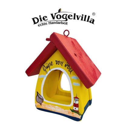 Futterhaus - Futterstube Muschel "Grüße von..." - personalisierbar