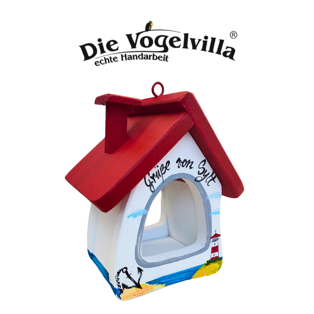 5er Set Futterhaus - Futterstube Anker "Grüße von..." - personalisierbar