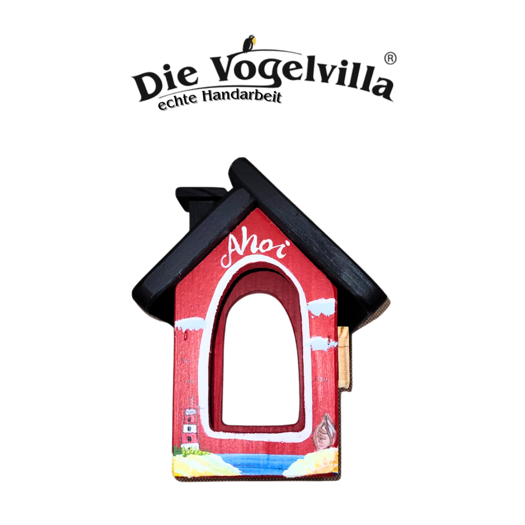 10er Set Futterhaus - Berghütte Mini "Ahoi"
