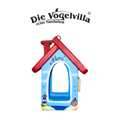 10er Set Futterhaus - Berghütte Mini "Ahoi"