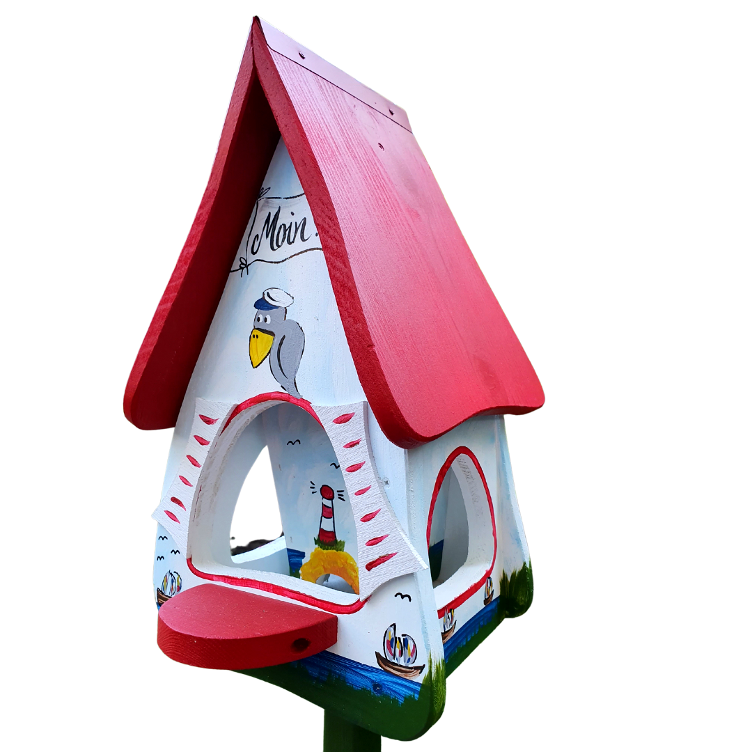 Futterhaus mit Silo - Futtervilla klein "Moin"