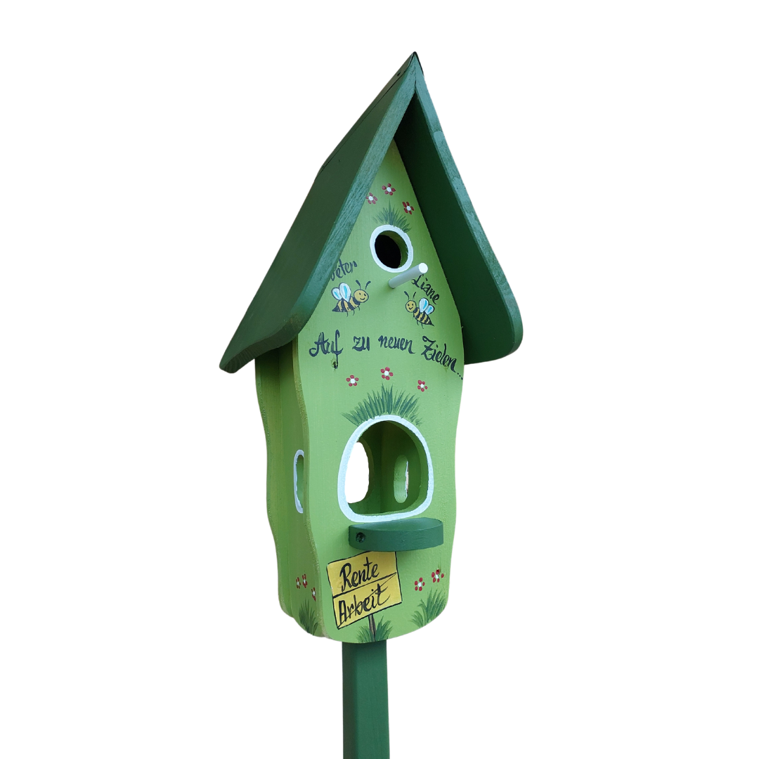Kombiniertes Vogelhaus - Minivilla 1 - Rente