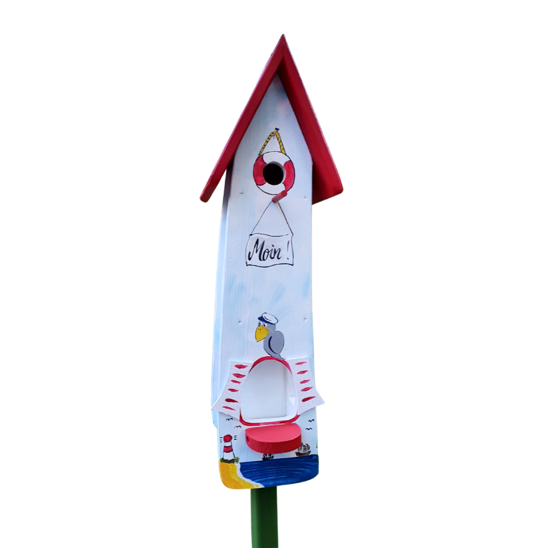 Kombiniertes Vogelhaus - Minivilla 2 Moin
