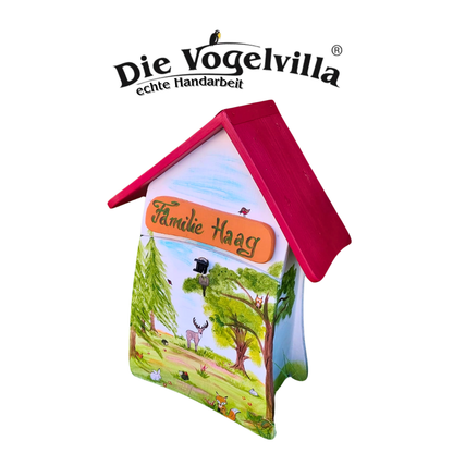Postvilla mittel "Tiere des Waldes" - personalisierbar