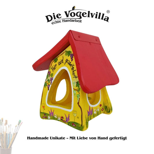 Futterhaus - Futtermini "Hier wird gezwitschert"
