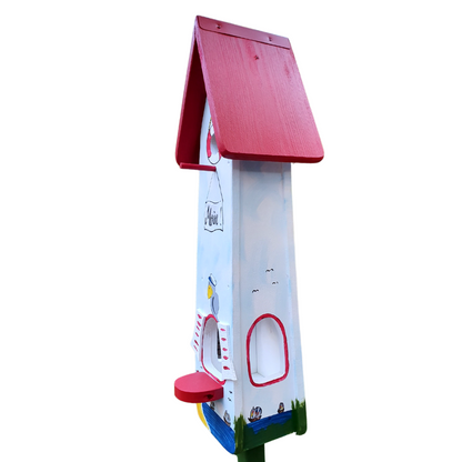 Kombiniertes Vogelhaus - Minivilla 2 Moin