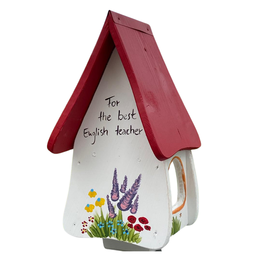 Futterhaus mit Silo - Futtervilla Food  - personalisiert