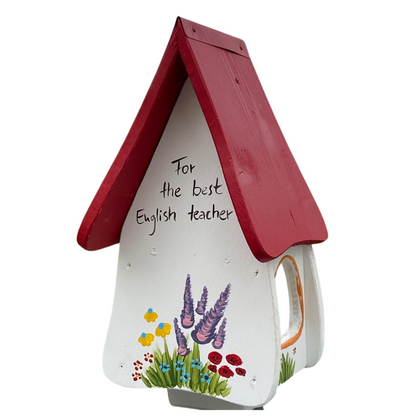 Futterhaus mit Silo - Futtervilla Food  - personalisiert