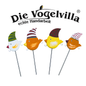 4er Set Knödelvogel klein