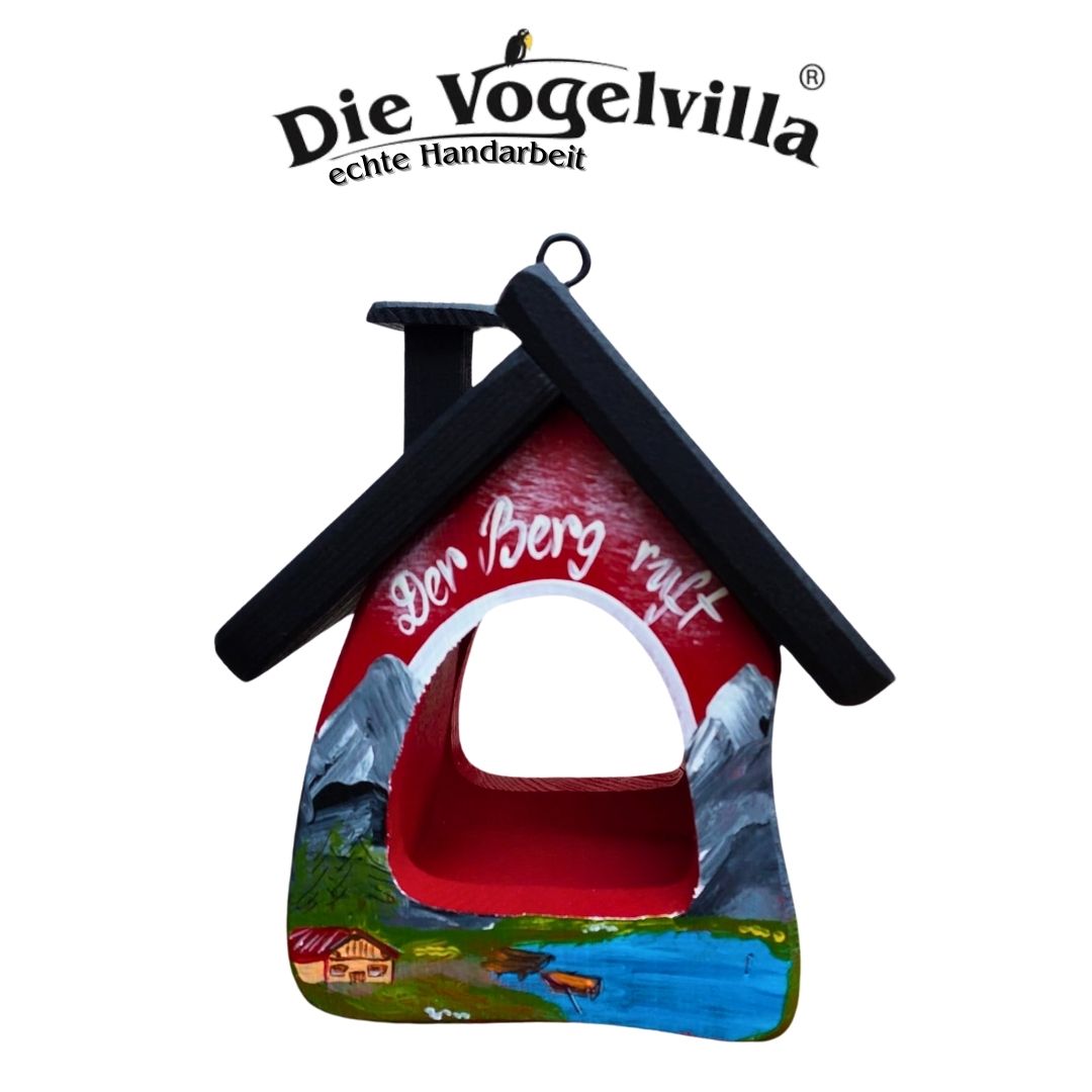 5er Set Futterhaus - Futterstube "Der Berg ruft"