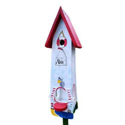 Kombiniertes Vogelhaus - Minivilla 2 Moin
