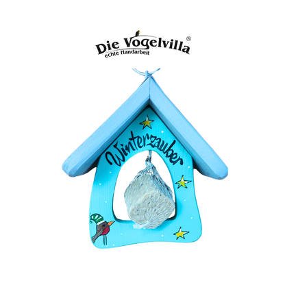 5er Set Futterschaukel Minibistro "Winterzauber" hängend