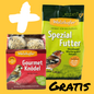 Bonus 6 Futterknödel beerig + Spezialvogelfutter 1 Kg