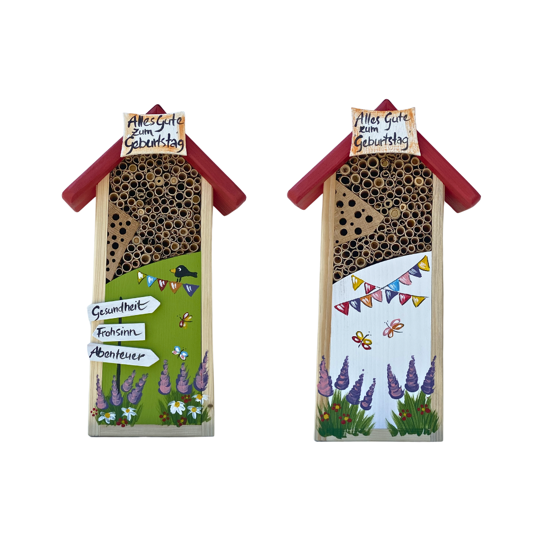 Maison des insectes - Hôtel à insectes « Joyeux anniversaire »