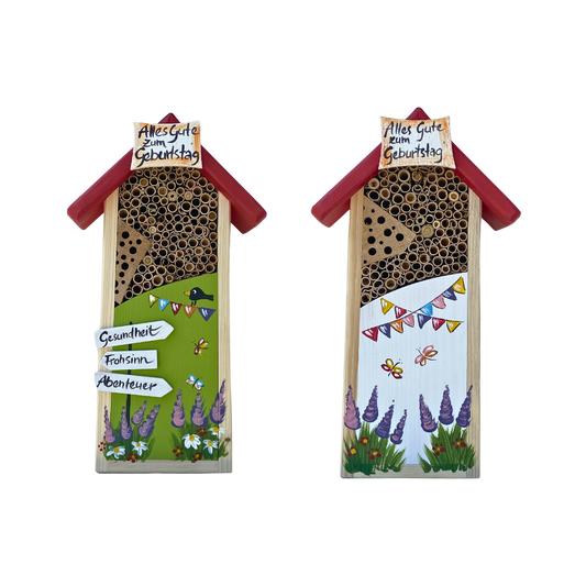 Maison des insectes - Hôtel à insectes « Joyeux anniversaire »