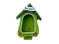 Combined birdhouse - forester's house "Hier piept´s" standing