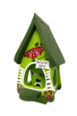 5er Set Futterhaus mit Silo - Futtervilla mini Zwitscherstube