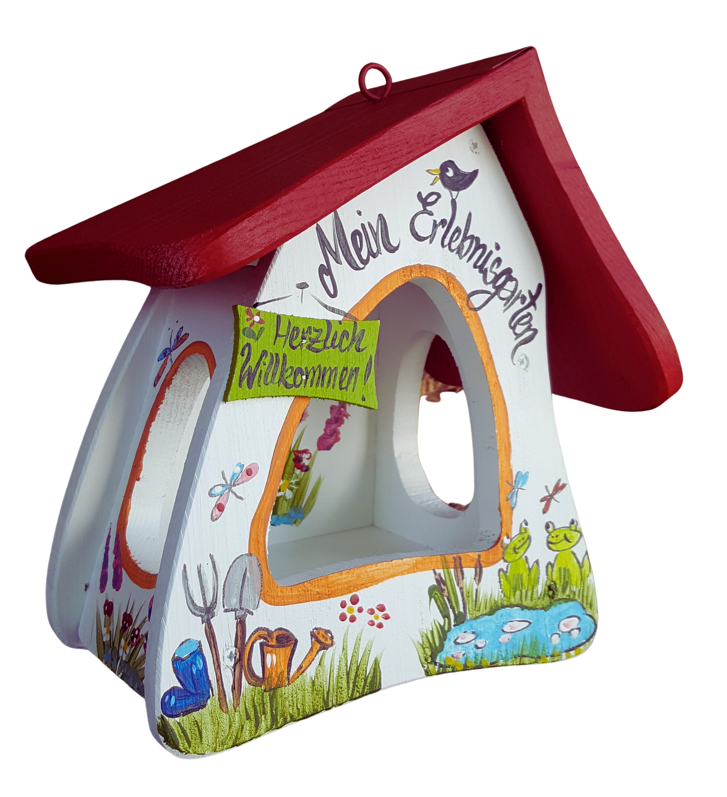 Futterhaus - Futtermini Mein Erlebnisgarten weiß