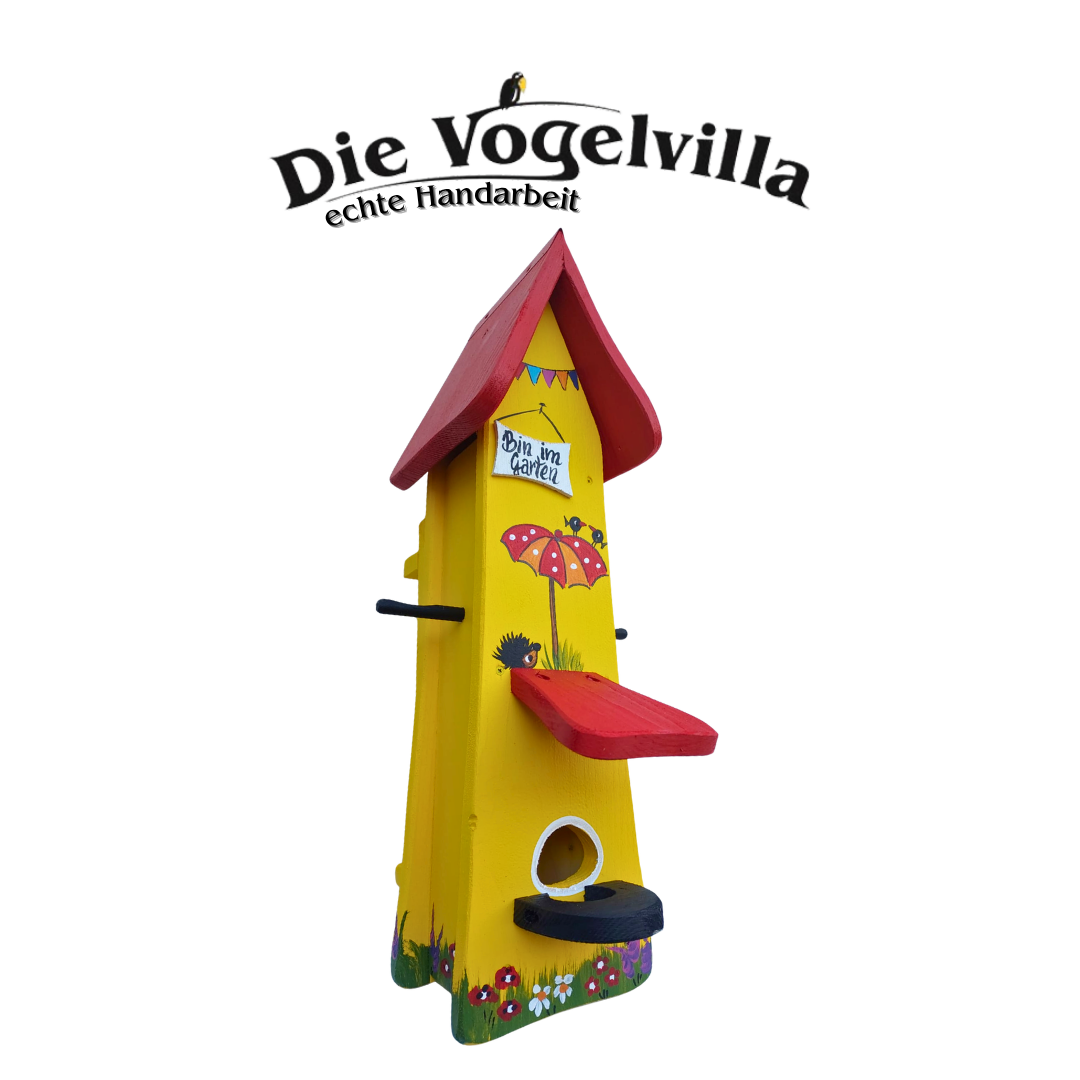 Futtertürmchen Gartenlaube - Wandmontage