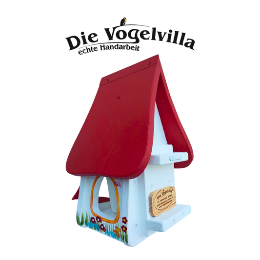 Futtervilla klein "Gartenzauber" - Wandmontage