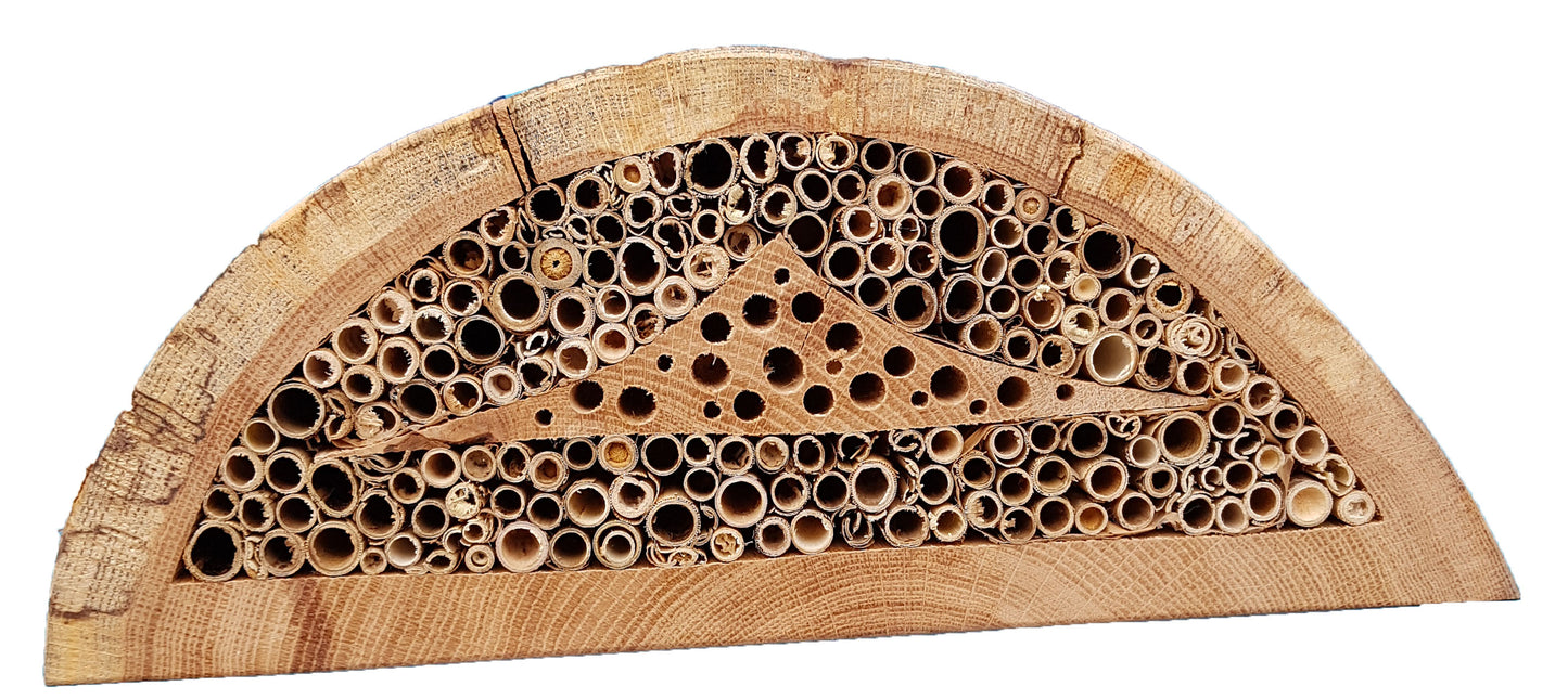 Bienenhotel Rustikal halb "Spitze"
