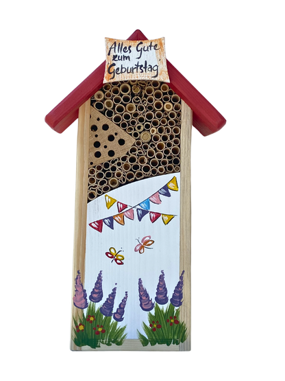 Maison des insectes - Hôtel à insectes « Joyeux anniversaire »