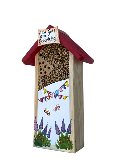 Maison des insectes - Hôtel à insectes « Joyeux anniversaire »