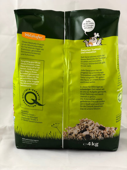 Welzhofer Spezial Futter 4 Kg - Die erlesene Mischung ohne Schalen