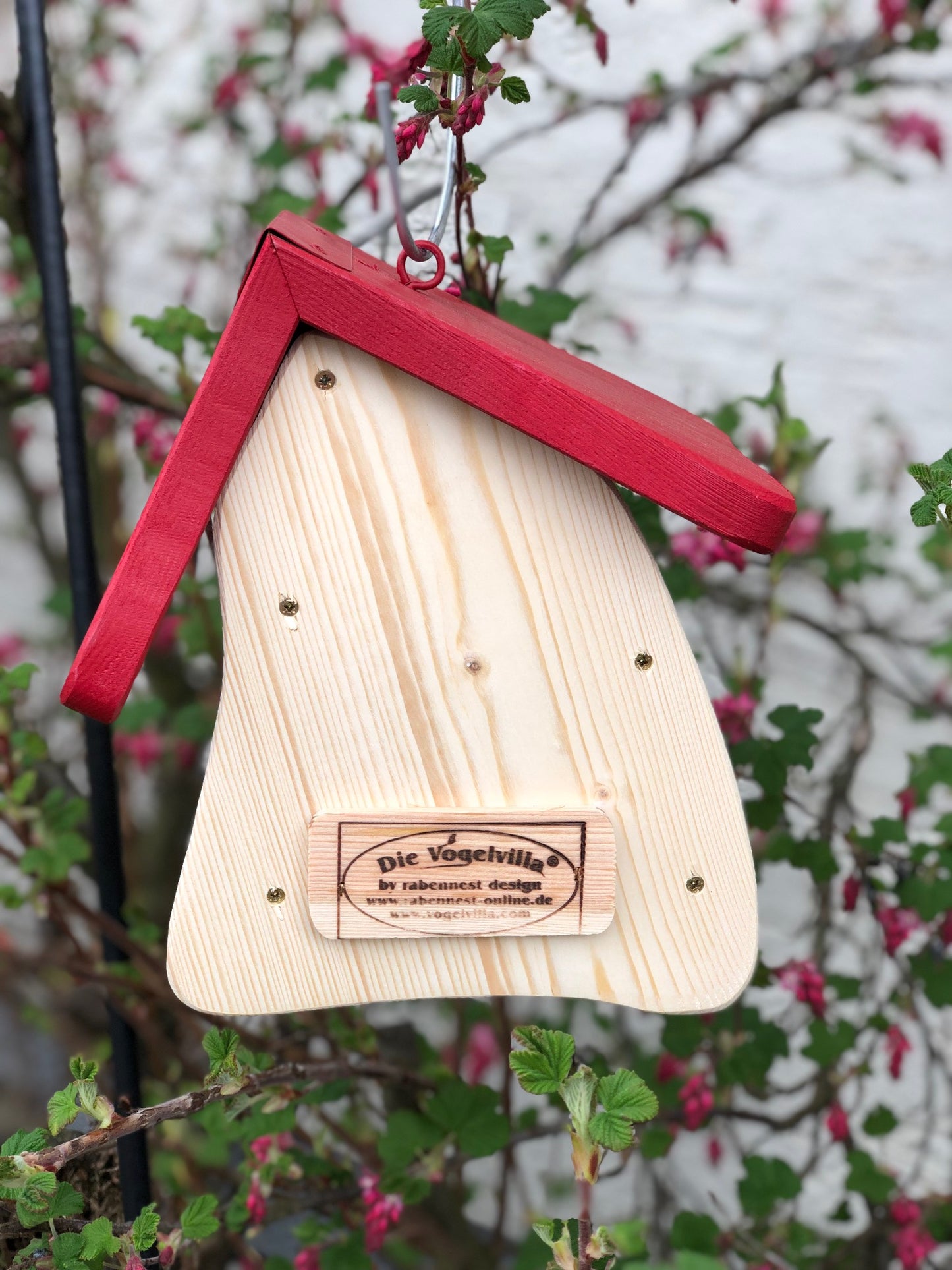 Nistkasten - Nistmini Zur Hochzeit natur - personalisiert