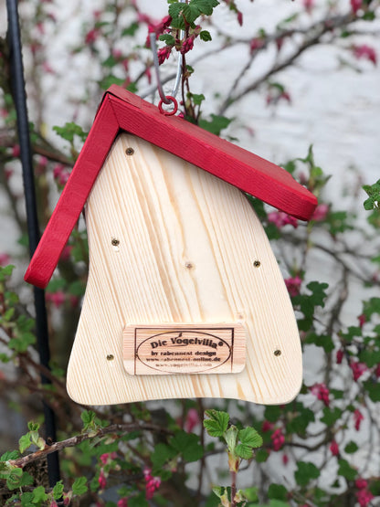 Nistkasten - Nistmini Zur Hochzeit natur - personalisiert