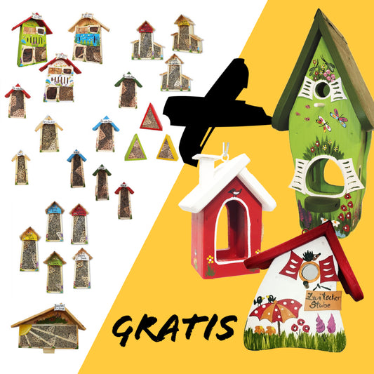 Aktions-Set Bienen- und Insektenvillen